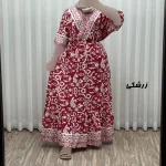 پیراهن زنانه فلور بوگاتی مدل دنیا چپ و راستی فری سایز مناسب تا 44 - تصویر 5