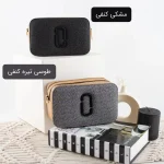 کیف پاسپورتی چرم مصنوعی زیپدار اسپرت روزمره بند بلند دو جیب بیرونی - Image 3