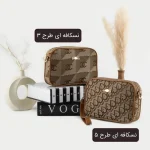 کیف پاسپورتی پارچه ای روزمره و مهمانی بند بلند سایز 21x14x5 سانتیمتر - تصویر 4