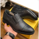 کفش مجلسی مردانه چرم طبیعی مدل دایموند با زیره طبی پیو - Image 6