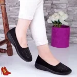 کفش زنانه راحتی مدل تینا برند چکاوک با رویه ماکروفایبر نگیندار و زیره PU سبک - Image 9