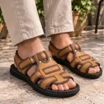 صندل چرم مردانه طبی و سبک سایز 40 تا 44 - Image 3