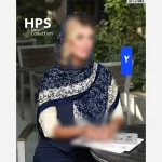 روسری نخی کشمیر قواره 120 دور دست دوز بهاره - Image 3