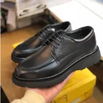 کفش چرم مردانه لوفر مشکی رخشیک زیره ایویا طبی 6 ماه ضمانت - Image 7