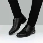 کفش چرم مردانه رسمی مجلسی مدل تیگواین مشکی سایز 40 تا 44 - Image 3
