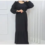 پیراهن ساحلی زارا فری سایز ابر باد زنانه تا سایز 48 چهارفصل شیک و راحت بدون بدن نما - تصویر 2