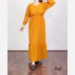 پیراهن ساحلی زارا فری سایز ابر باد زنانه تا سایز 48 چهارفصل شیک و راحت بدون بدن نما - تصویر 6