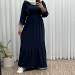 پیراهن ساحلی زارا فری سایز ابر باد زنانه تا سایز 48 چهارفصل شیک و راحت بدون بدن نما - تصویر 13