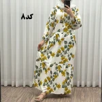 پیراهن زنانه مدل گلرخ کد 924 فری سایز تا 46 جنس بوگاتی کمربنددار چهارفصل شیک و راحت بدون آبرفت و رنگ رفت سایه نمیندازد - تصویر 10
