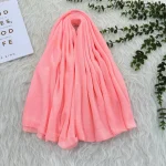 شال بافت ساده زنانه قواره بزرگ 200x65 سانتیمتر بدون آبرفت و رنگ رفت - تصویر 5