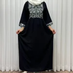 پیراهن لینن زامفورس فری سایز زنانه تا سایز 48 چهارفصل شیک و راحت بدون آبرفت و رنگ رفت کمربنددار - تصویر 4
