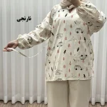 مانتو جلوبسته زنانه مدل کاکتوس کد 1818 فری سایز مناسب تا سایز 50 جنس لینن چهارفصل تنخور راحت بدون سایه اندازی - تصویر 4