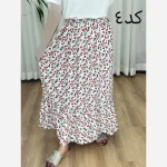 دامن نخ آلمان گلریز فری سایز تا 48 قد 95 سانتیمتر سایه نمیاندازد چهارفصل مناسب بارداری - Image 3
