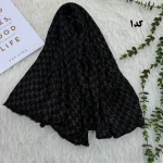 شال پاییزه پوم دار وارداتی کد 968 بدون آبرفت و رنگ رفت