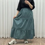 دامن الیاف فری سایز تا سایز 50 قد 100 سانتیمتر شیک و راحت چهار فصل زنانه دخترانه - تصویر 7