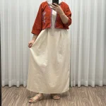 کت سارافون لینن مدل یولیا فری سایز زنانه مناسب تا سایز 48 چهارفصل شیک و راحت - Image 17