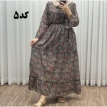 پیراهن عروسکی هندی فری سایز تا سایز 52 نخی شیک و راحت چهارفصل مناسب باردار و آلرژی دار - تصویر 6