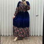 پیراهن ساحلی نخی زنانه فری سایز مدل حاشیه ترمه مناسب سایز 38 تا 50 - Image 4