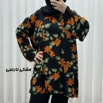 تونیک نخی زنانه طرحدار فری سایز مناسب تا سایز 52