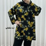 تونیک نخی زنانه طرحدار فری سایز مناسب تا سایز 52 - Image 5