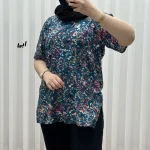 تیشرت نخی زنانه مدل پاپیا فری سایز مناسب تا سایز 50 - تصویر 4