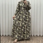 پیراهن زنانه فلور بوگاتی مدل شیلا فری سایز مناسب تا 46 با کمربند