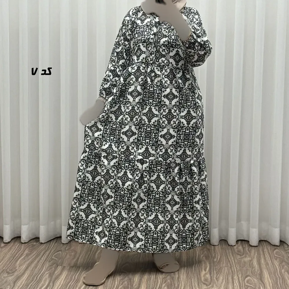 1778018717-69fa699dedf30-1778018684-69fa697ca73c2-IMG_0005-censored پیراهن زنانه فلور بوگاتی مدل لوزی فری سایز مناسب تا 44 با کمربند - Image 1