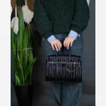 کیف زنانه چرم مصنوعی رسمی و مهمانی ابعاد 30 در 25 در 10 سانتیمتر - Image 6