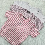 کراپ راه راه کبریتی چهارفصل زنانه دخترانه تنخور شیک سایز S M L XL XXL - Image 24