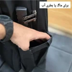 کوله پشتی لپتاپ دانشجویی و اداری قفل دار مناسب لپتاپ تا 17.5 اینچ مردانه و زنانه - Image 13