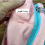 کوله پشتی مدرسه دخترانه ضد آب پارچه ریپس وارداتی مناسب کلاس اول تا چهارم - Image 8