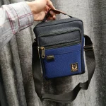 کیف دوشی اسپرت مردانه چرم مصنوعی دو طبله ابعاد 24x18x7 سانتیمتر - تصویر 8