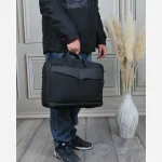 کیف مردانه پارچه ای اداری و روزمره سه بند - تصویر 6