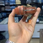 کمربند چرم مصنوعی زنانه باریک ساده طول 108 سانتی متر عرض 2 سانتی متر - Image 2