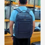 کوله پشتی اسپرت پریزیدنت وارداتی ضد خش جیب دار مدل دو خانه - تصویر 4