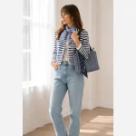 کیف زنانه چرم مصنوعی و کنفی اسپرت روزمره - تصویر 5