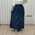 دامن زنانه لینن پاپیون دار فری سایز مناسب تا 44 - Image 2