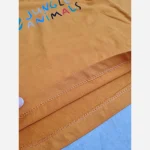 ست تیشرت شلوارک بچگانه طرح جنگل نارنجی پنبه دورس سایز 1 تا 7 سال - Image 9