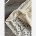 کت و سارافن دخترانه مجلسی ژاکارد و دانتل وارداتی مناسب 4 تا 16 سال - Image 5