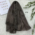 شال حریر سنگشور مزونی طرح Miu Miu ابعاد 180 در 69 سانتیمتر - Image 2