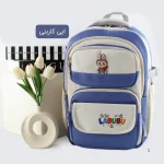 کوله پشتی پارچه ای روزمره و مدرسه دانشگاه مدل جیب دار - Image 2