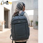کوله پشتی اسپرت پریزیدنت وارداتی ضد خش جیب دار مدل دو خانه - تصویر 10