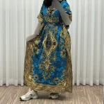 پیراهن پانچ زنانه سیلک هندی فری سایز مناسب تا 54 با قابلیت تنظیم سایز (گتدار) - تصویر 11