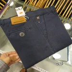 شلوار کتان مردانه کلاسیک مشکی و سبز یشمی سایز 42 تا 52 - تصویر 6