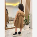 سارافون دخترانه مازراتی طرح پاپیون سایز 40 تا 60 مناسب 2 تا 11 سال - Image 3