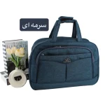 ساک ورزشی و اسپرت پارچهای با بند بلند و زیپ ابعاد 53 در 34 سانتیمتر - تصویر 3