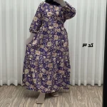 پیراهن ساحلی زنانه فلور بوگاتی مدل حجرو فری سایز مناسب تا 44 با کمربند - تصویر 3
