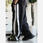 شلوار اسلش فول بگ بغل زیپ بالنسیاگا جنس گلکسی سایز XL XXL XXXL - Image 2