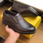 کفش چرم مردانه مدل فانتوم رویه چرم طبیعی زیره PU طبی - Image 4