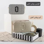 کیف پاسپورتی چرم مصنوعی زیپدار اسپرت روزمره بند بلند دو جیب بیرونی - Image 2